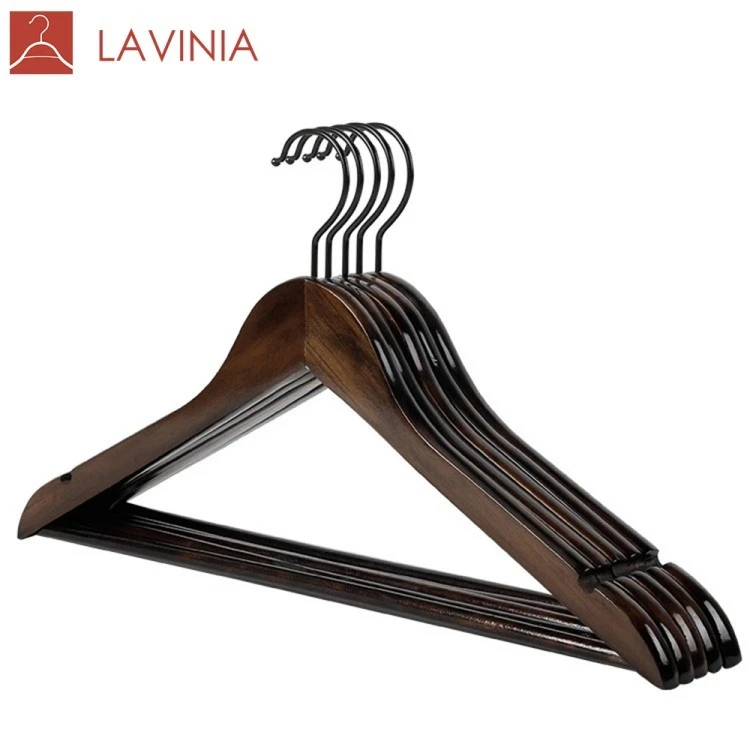 cheap wooden hangers Birch Wood Clothes Hangers