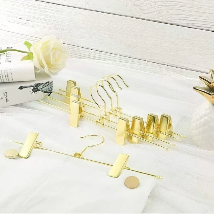 gold trouser hangers galvanized metal hangers